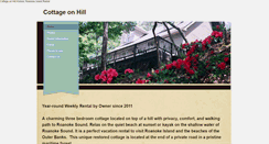 Desktop Screenshot of cottageonhill.com